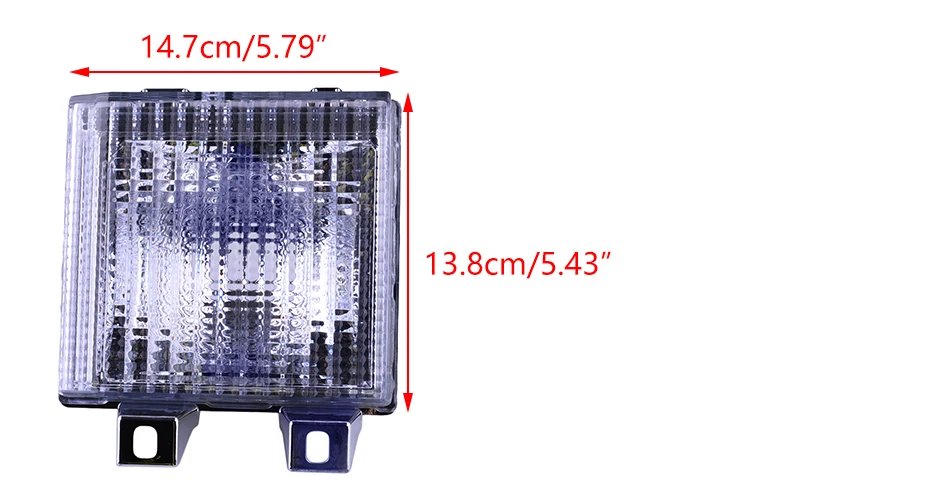 غلاف إشارة ضوء انعطاف عدسة واضحة ، غلاف مصباح علامة جانبية ، مناسب لشاحنة نقل تشيفروليه تشيفي جي جي ام سي ، زوج واحد ، متابعة ،