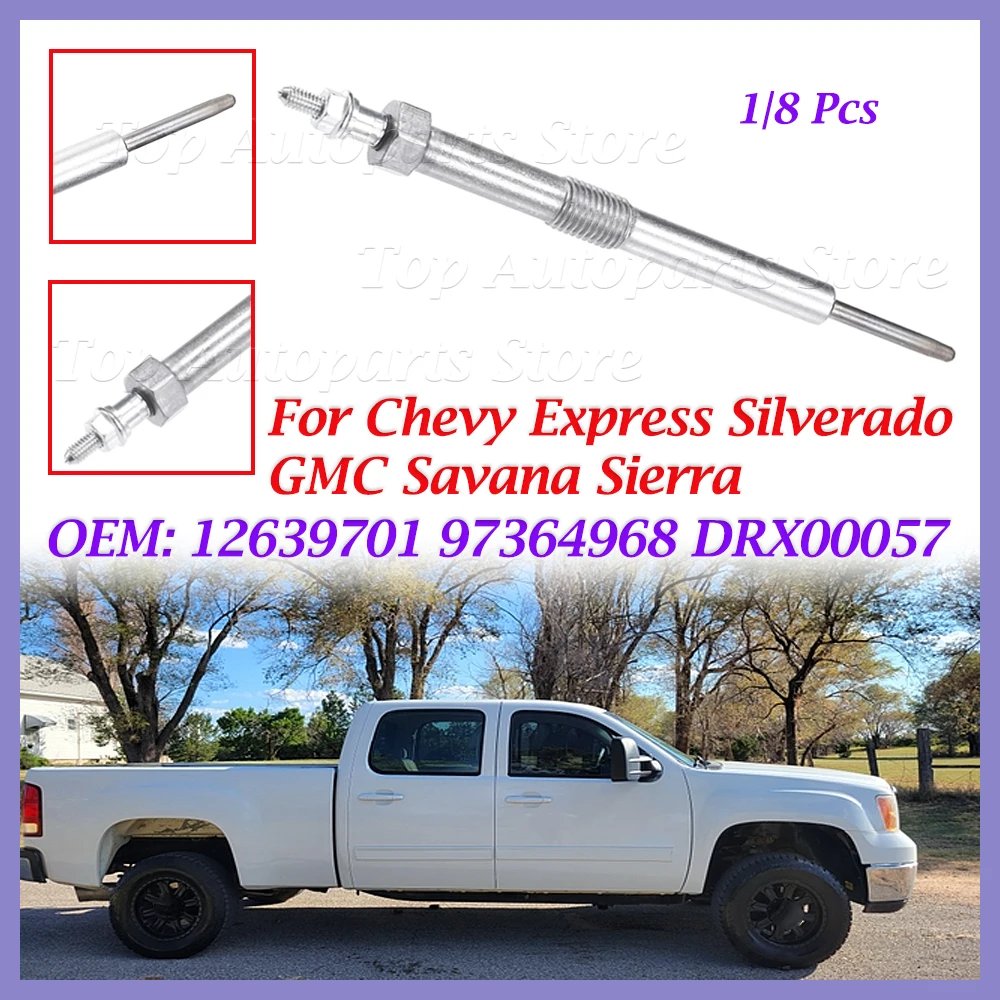 قابس توهج رأس ديزل اشتعال savsierra من GMC ، تشيفي اكسبريس سيلڤرادو ، حواء DRX00057 ، 1 8